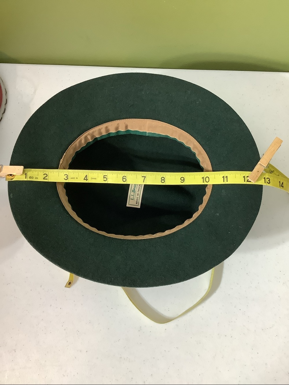 L.L. Bean forest green wool hat - Picture 6 of 9